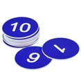 thumbnail image 1 of Unique Bargains Plastic Number Tag, 1-10 Digital Tags, Acrylic Engraved, Blue, 10 Pack, 1 of 5