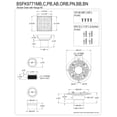 thumbnail image 2 of Kingston Brass BSFK9771PB Watercourse 4" Square Brass Shower Drain, Polished Brass, 2 of 2