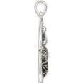 thumbnail image 2 of Sterling Silver Polished And Antiqued Sea Life Circle Pendant (Width 23.2) (Length 31) - Jbsp, 2 of 5
