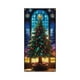 thumbnail image 2 of pstuiky Cubrepuertas navideño de 89 x 180 cm - Diseño de Papá Noel - Decoración navideña para la puerta - Decoración para fiestas y festivales, 2 of 6