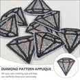 thumbnail image 6 of FENGGUIQU 12Pcs Sequined Patches for Clothing Accessories, Assorted Colors, Patterned Iron-On Fabric Appliques, 6 of 8