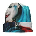thumbnail image 6 of Character Harley Quinn Slouchy Hat For Men Women Teen Unisex Winter Hat Elastic Knitted Beanie Hats, 6 of 8