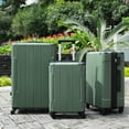 thumbnail image 2 of Set de equipaje Merax Expandable Lightweight Spinner ABS Green, 2 of 8