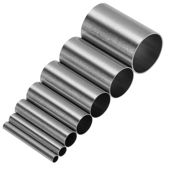 7 Pcs Cake Mold Press Molds Round Circle Shape Cutters Fondant Molds Punch Tools Press Mould