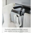 thumbnail image 6 of Yamazaki Home  Magnetic Kitchen Towel Hanger, Steel, Holds 3 lbs - L 1.77 x W 11.02 x H 1.97 inches Black, 6 of 7