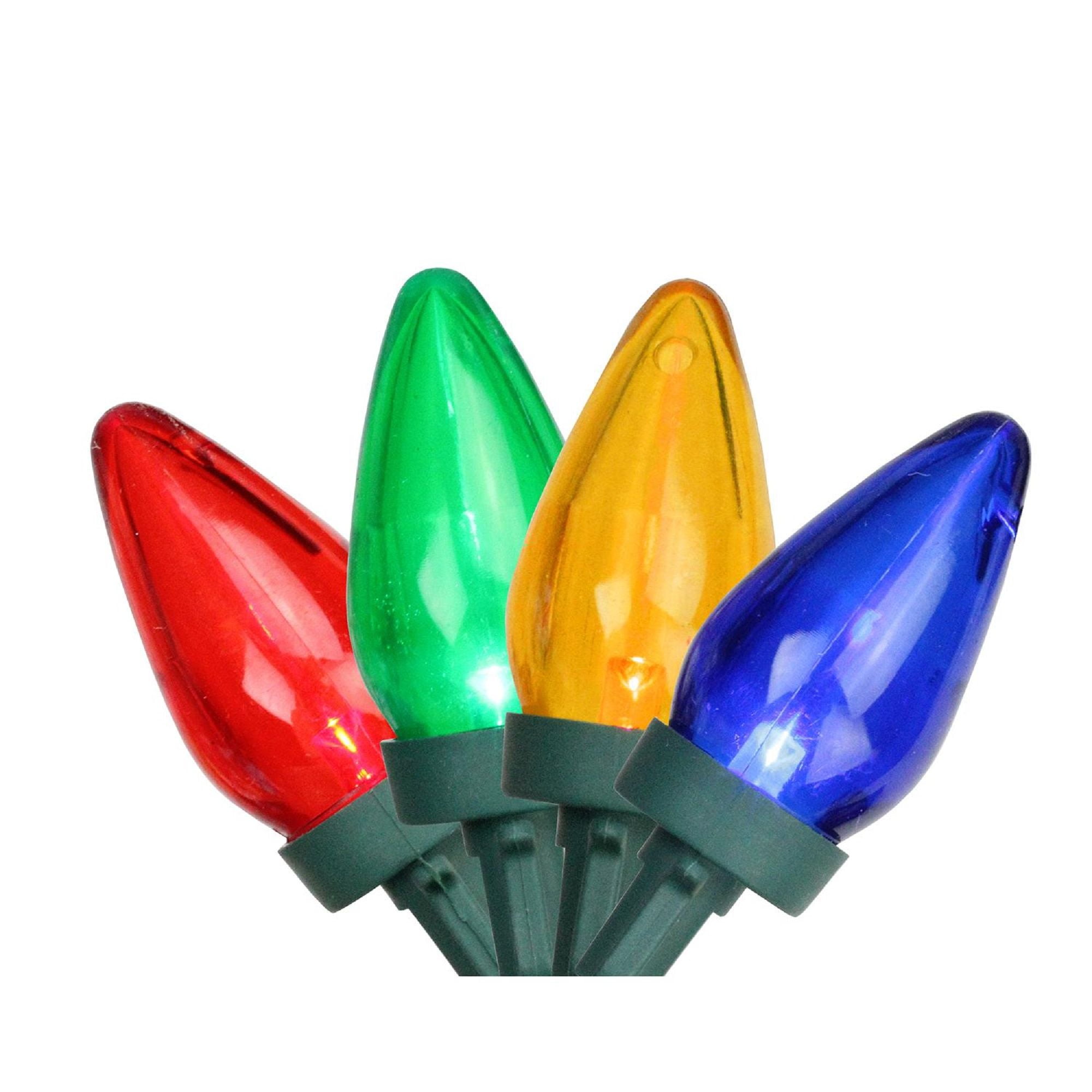 Set Of 25 Multi Colored Led C9 Christmas Lights - Walmart.com