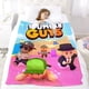 thumbnail image 5 of Stumble Guys anti-pilling, suave, ligera, esponjosa y acogedora de lujo para hogar y cocina – Perfecta para niños y adultos,100X130cm, 5 of 6