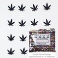 thumbnail image 6 of Confetti Marijuana Leaf 3/8" Black - Half Pound (8 oz) - CCL9714, 6 of 8