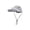 Gray, variant on Ohmyroo Wide Brim Fan Hat 7.1in Multicolor Nylon Outdoor Solar Powered Cooling Cap