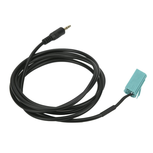 Cable de entrada auxiliar para automóvil, cable de audio para automóvil de 3,5 mm, accesorios para automóvil, cable de audio diseñado a la perfección