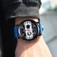 thumbnail image 2 of Reloj de cuarzo para hombre, relojes para hombre, moda para parejas, cuero, analógico, cuarzo, pulsera redonda, reloj de negocios para hombre, cuero, analógico, 2 of 3