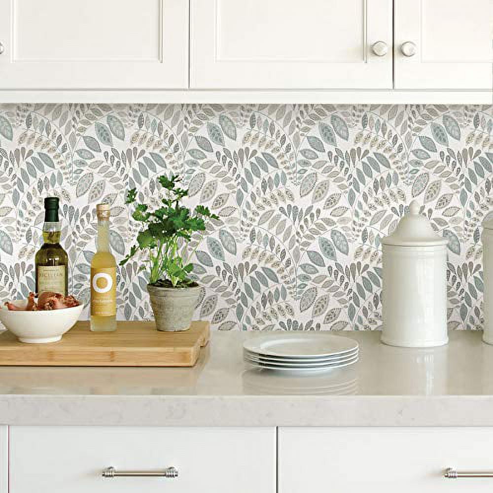 NuWallpaper Gustavus Vinyl Peel And Stick Wallpaper, 216-in by 20.5-in, 30.75 sq. ft.