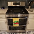thumbnail image 3 of Carolines Treasures BB7183KTWL Watermelon on Basketweave Kitchen Towel 15 X 28" multicolor, 3 of 4