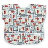 Bumkins Short Sleeved Toddler Bib, Waterproof, Washable, Stain and Odor Resistant, for ages 1-3 years