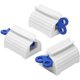 thumbnail image 1 of Exprimidor de pasta de dientes de tubo de 3 piezas con soporte giratorio para pasta de dientes Dispensador de artefactos de pasta de dientes para baño (azul) oso de fresa Electrónica, 1 of 6