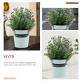 thumbnail image 3 of WORGEOUS 2Pcs Artificial Bonsai Decoration Purple Potted for Home and Office Non-wilting Decor, 3 of 8