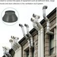thumbnail image 5 of 10" To 6" Duct Reducer Connector, Grey, Fire-resistant For Vent System, 5 of 5