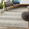 thumbnail image 3 of Mark&Day Area Rugs, 5x7 Tietjerk Global Light Gray Area Rug, Grey Beige White Carpet for Living Room, Bedroom or Kitchen (5'3" x 7'3"), 3 of 8