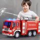 thumbnail image 2 of Camión de bomberos de juguete para niños, música eléctrica, prensa LED, rociador de agua, fuego, escalera aérea, camión, coche, juguetes educativos para niños, regalo, 2 of 4