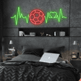 thumbnail image 3 of Glowneon Love Soccer Heart Neon Sign, Football Club Wall Decor, 3 of 4