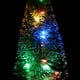Mini Arbre de Noël Artificiel Pré-Éclairé Mini Arbre de Noël Comprend de Petites Lumières et Batterie – image 4 sur 12