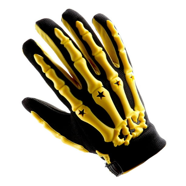Motocross Motorcycle BMX MX ATV Dirt Bike Bicycle Skeleton Gloves CE04