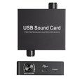 thumbnail image 1 of USB-C Sound Card Audio External 3.5Mm Microphone Audio Adapter Soundcard For PS4 PC Laptop Headset USB Sound Card Durable, 1 of 6