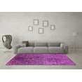 thumbnail image 3 of Ahgly Company Indoor Square Oriental Pink Industrial Area Rugs, 7' Square, 3 of 4