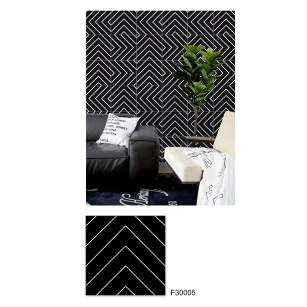 6 unid/set autoadhesivo Retro azulejos pegatinas impermeable PVC extraíble pegatinas de pared calcomanías DIY fondos de pantalla para