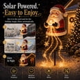 thumbnail image 5 of Santa Claus Magic Fountain, Flowing Snowflake LED Christmas Garden Light, Solar Power and Outdoor Garden Stake for Christmas Yard Decor, 5 of 7