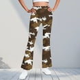 thumbnail image 6 of Fleece Lined Leggings Girls 14-16 Winter Warm Camo Flared Pants High Waisted Bell Bottom Thermal Pants, 7 Y, 6 of 6