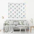 thumbnail image 6 of Watercolor Jellyfish Tapestry Wall Hanging Tapestries Happy Colorful Hippie Psychedelic Art Polyester Carpet Wall Decorative for Living Room Bedroom 60x40inch, 6 of 7