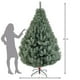 thumbnail image 3 of ARBOL NAVIDAD PINO NAVIPLASTIC NAVIDEÑO ARTIFICIAL VERDE OTOÑAL 190CM, 3 of 3