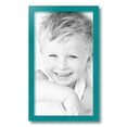 thumbnail image 2 of ArtToFrames 11" x 19" Aqua Picture Frame, 11x19 inch Green Wood Poster Frame (WOM-4428), 2 of 8
