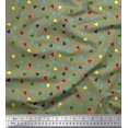 thumbnail image 1 of Soimoi Viscose Chiffon Fabric Dot & Triangle Geometric Printed Craft Fabric by The Yard 42 Inch Wide, 1 of 3
