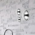 thumbnail image 4 of OULII Mirror Balls Garden Reflective Hemisphere Silver 1Set, 4 of 8