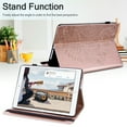 thumbnail image 2 of iPad 8th Generation Case, iPad 10.2 Case, Slim Flower Design Premium Leather Case Folio Stand Protective Cover with Auto Wake/Sleep for Apple iPad 7th Gen 10.2 inch 2019 Release, Rose Gold, 2 of 5
