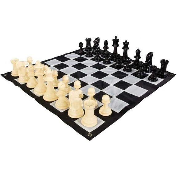 MegaChess Plastic 8 Inch Giant Chess Set