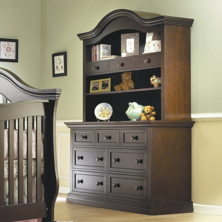 Lusso Nursery Century Double Dresser With Hutch Walmart Com