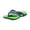 Green_014, variant on Men's Arch Support Flip Flops, lightweight and comfy with shock absorption and non-slip performance, ideal for indoor, outdoor and beach wear in spring and summer. Light Gray 8 (EU-41)