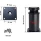 thumbnail image 2 of Pata de mueble JINMJMXG 4 Patas ajustables negras 80 mm de Altura Espesar Patas del gabinete mesas, 2 of 5