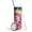 Tie Dye Popular, variant on Triple-Insulated Stainless Steel Tumbler Sunflower Floral Art 20oz Cups with Lid, Straw, Brush