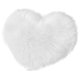 thumbnail image 1 of Throw Pillow Fuzzy Long Faux Fur Love Heart Shape Fluffy Sofa Bedroom Decoration Lumbar Back Cushion Home Supplies, 1 of 5