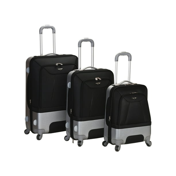Rockland Rockland Luggage Rome 3 Piece Hybrid Softside (EVA)/Hardside