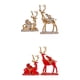 thumbnail image 1 of 2 Pares de de Reno para Parejas, Estatuas de Animales, Adornos, Decoración de Estantería para El Hogar, 1 of 9