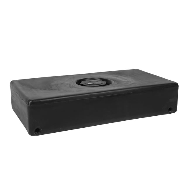 Tanque De Contenedor De Agua, Fácil De Llenar, A Prueba De Fugas, 26 X 13,4 X 5,5 Pulgadas, Negro, Tanque De Retención De Agua Para Vehículos Recreativos, Resistencia Al