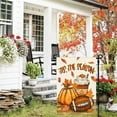 thumbnail image 3 of Fall Garden Flag 12x18 Inch Double Sided Outside, Tis'' the Season Autumn Rustic Football Pumpkin Leaves Seasonal Holiday Yard Outdoor Decoration, 3 of 6