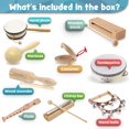 thumbnail image 2 of Juego de instrumentos musicales Stoie's International Wooden Kids, 2 of 9
