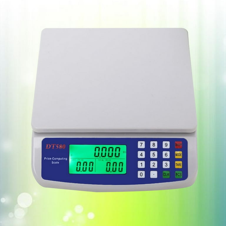 Electronic weight scale accuracy outlet