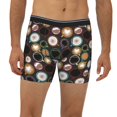 thumbnail image 2 of Men'S Boxer Briefs, Colourful Mug Coffee Print Soft And Breathable Mens Underwear Boxer Briefs With Widen Waist, 2 of 2